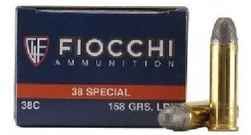 38 Special 50 Rounds Ammunition Fiocchi Ammo 158 Grain Full Metal Jacket